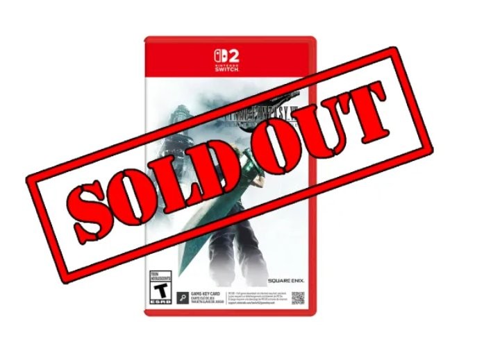 太火爆了! 《最终幻想7》NS2重制实体版在美国几乎售罄