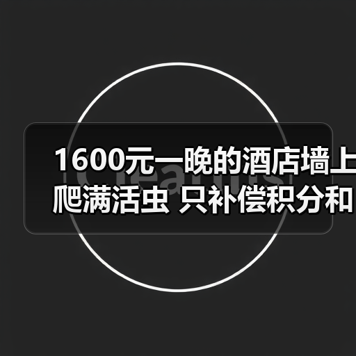 1600元一晚的酒店墙上爬满活虫 只补偿积分和一盒茶叶（图2）