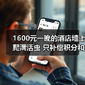 1600元一晚的酒店墙上爬满活虫 只补偿积分和一盒茶叶（图3）