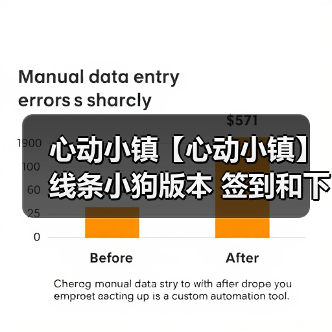 心动小镇【心动小镇】线条小狗版本 签到和 - 皓途下载网游戏攻略配图