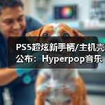 PS5超炫新手柄/主机壳公布：Hyperpop音乐主题渐变配色（图3）