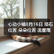 心动小镇8月16日 陨石位置 朵朵位置 流星雨全攻略（图3）