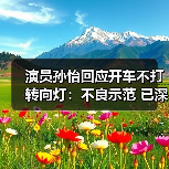 演员孙怡回应开车不打转向灯:不良示范 已深刻反思(图2) 演员孙怡回应开车不打转向灯:不良示范 已深刻反思(图2)