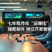 七年每月收“没赚钱”提醒邮件 独立开发者被V社“另类骚扰”(图2) 七年每月收“没赚钱”提醒邮件 独立开发者被V社“另类骚扰”(图2)