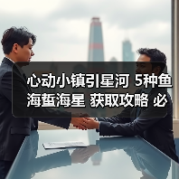 心动小镇引星河 5种鱼海蜇海星 获取攻略 必出位置（图3）
