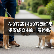 花3万请1400万网红带货仅成交4单：最终收入676.6元（图4）
