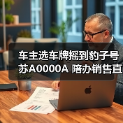 车主选车牌摇到豹子号苏A0000A 陪办销售直呼活久见