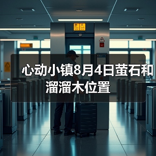 心动小镇8月4日萤石和溜溜木位置（图1）