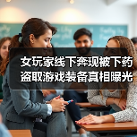 女玩家线下奔现被下药 盗取游戏装备真相曝光?(图4) 女玩家线下奔现被下药 盗取游戏装备真相曝光?(图4)