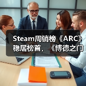Steam周销榜《ARC》稳居榜首，《博德之门3》回暖重返前三（图3）